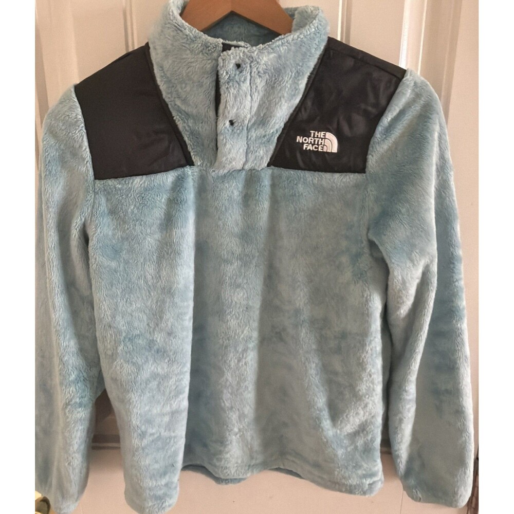 The North Face Girls' Oso High Pile Fleece Pullover Blue Size L/G 14/16